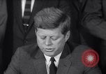 Image of John F Kennedy Washington DC White House USA, 1963, second 60 stock footage video 65675035455