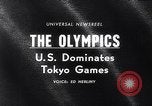 Image Jeux Olympiques Tokyo Japon, 1964, de la seconde 1 séquences d'archives historiques vidéo 65675035463