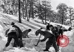 Image des routes enneigées Santiago de la Espada Jaen Espagne, 1951, de la seconde 41 séquences d'archives historiques vidéo 65675035466