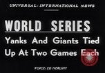Standbild World Series NY Yankees vs NY Giants New York City USA, 1951, aus Sekunde 3 historischem Filmmaterial Videoclip 65675035474