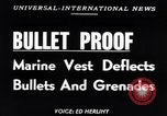 Image of bullet proof vest Washington DC USA, 1952, second 16 stock footage video 65675035491