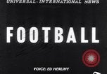 Standbild American Football United States USA, 1953, aus Sekunde 1 historischem Filmmaterial Videoclip 65675035501