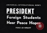 Standbild Dwight D Eisenhower Washington DC USA, 1955, aus Sekunde 15 historischem Filmmaterial Videoclip 65675035502