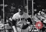 Image of New York Giants Baseball Team in Spring Training Phoenix Arizona USA, 1956, second 11 stock footage video 65675035516