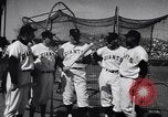 Image of New York Giants Baseball Team in Spring Training Phoenix Arizona USA, 1956, second 29 stock footage video 65675035516