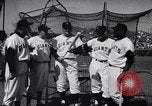 Image of New York Giants Baseball Team in Spring Training Phoenix Arizona USA, 1956, second 30 stock footage video 65675035516