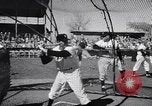 Image of New York Giants Baseball Team in Spring Training Phoenix Arizona USA, 1956, second 39 stock footage video 65675035516