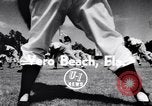 Image of Brooklyn Dodgers in Spring training Vero Beach Florida USA, 1956, second 3 stock footage video 65675035517