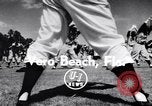 Image of Brooklyn Dodgers in Spring training Vero Beach Florida USA, 1956, second 4 stock footage video 65675035517