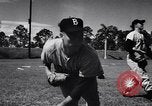 Image of Brooklyn Dodgers in Spring training Vero Beach Florida USA, 1956, second 20 stock footage video 65675035517
