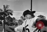 Image of Brooklyn Dodgers in Spring training Vero Beach Florida USA, 1956, second 23 stock footage video 65675035517