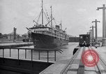 Image of ship Panama Canal, 1919, second 7 stock footage video 65675035518