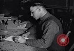 Image of fine motor occupational therapy for injured soldiers Fort Sheridan Illinois USA, 1919, second 21 stock footage video 65675035524