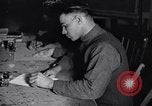 Image of fine motor occupational therapy for injured soldiers Fort Sheridan Illinois USA, 1919, second 22 stock footage video 65675035524