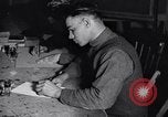 Image of fine motor occupational therapy for injured soldiers Fort Sheridan Illinois USA, 1919, second 23 stock footage video 65675035524