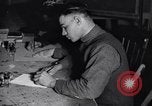 Image of fine motor occupational therapy for injured soldiers Fort Sheridan Illinois USA, 1919, second 24 stock footage video 65675035524