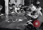 Image of fine motor occupational therapy for injured soldiers Fort Sheridan Illinois USA, 1919, second 27 stock footage video 65675035524