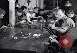 Image of fine motor occupational therapy for injured soldiers Fort Sheridan Illinois USA, 1919, second 28 stock footage video 65675035524