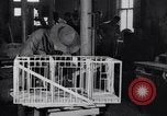 Image of fine motor occupational therapy for injured soldiers Fort Sheridan Illinois USA, 1919, second 55 stock footage video 65675035524