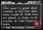 Image of ore freighter United States USA, 1920, second 3 stock footage video 65675035526