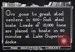 Image of ore freighter United States USA, 1920, second 10 stock footage video 65675035526