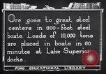 Image of ore freighter United States USA, 1920, second 11 stock footage video 65675035526