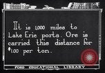Image of ore freighter United States USA, 1920, second 21 stock footage video 65675035526