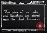 Image of blast furnace and slag pit United States USA, 1920, second 8 stock footage video 65675035528