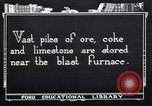 Image of blast furnace and slag pit United States USA, 1920, second 10 stock footage video 65675035528