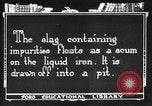 Image of blast furnace and slag pit United States USA, 1920, second 57 stock footage video 65675035528