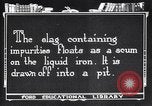 Image of blast furnace and slag pit United States USA, 1920, second 58 stock footage video 65675035528
