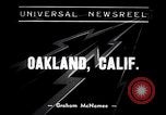 Image of F Wellington Morse Oakland California USA, 1938, second 1 stock footage video 65675035547