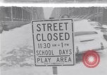 Image of Snow scene in Harlem New York City USA, 1963, second 1 stock footage video 65675035556
