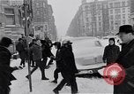 Image of Snow scene in Harlem New York City USA, 1963, second 32 stock footage video 65675035556