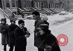 Image of Snow scene in Harlem New York City USA, 1963, second 52 stock footage video 65675035556