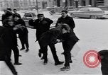 Image of Snow scene in Harlem New York City USA, 1963, second 56 stock footage video 65675035556