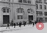 Image of Snow scene in Harlem New York City USA, 1963, second 59 stock footage video 65675035556