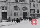 Image of Snow scene in Harlem New York City USA, 1963, second 61 stock footage video 65675035556