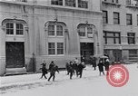 Image of Snow scene in Harlem New York City USA, 1963, second 62 stock footage video 65675035556