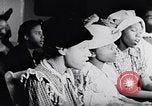 Standbild Afrikanische amerikanische Kirche Service 1940 s United States USA, 1949, aus Sekunde 18 historischem Filmmaterial Videoclip 65675035586