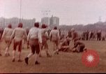 Image of Football field in racecourse infield Tsingtao China, 1946, second 3 stock footage video 65675035638