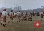 Image of Football field in racecourse infield Tsingtao China, 1946, second 5 stock footage video 65675035638