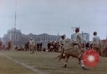 Image of Football field in racecourse infield Tsingtao China, 1946, second 19 stock footage video 65675035638