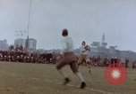 Image of Football field in racecourse infield Tsingtao China, 1946, second 27 stock footage video 65675035638