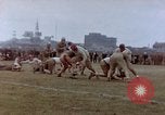 Image of Football field in racecourse infield Tsingtao China, 1946, second 60 stock footage video 65675035638