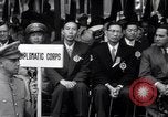 Image of military parade Taipei Taiwan, 1955, second 17 stock footage video 65675035639