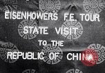 Immagine di Dwight Eisenhower D Taiwan, 1960, secondo 20 filmato di repertorio 65675035654