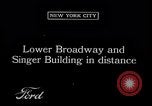 Image of Elevated train of the Interborough Rapid Transit System in Manhattan New York City USA, 1916, second 1 stock footage video 65675035665