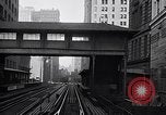 Image of Elevated train of the Interborough Rapid Transit System in Manhattan New York City USA, 1916, second 7 stock footage video 65675035665
