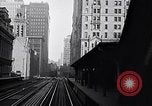 Image of Elevated train of the Interborough Rapid Transit System in Manhattan New York City USA, 1916, second 11 stock footage video 65675035665